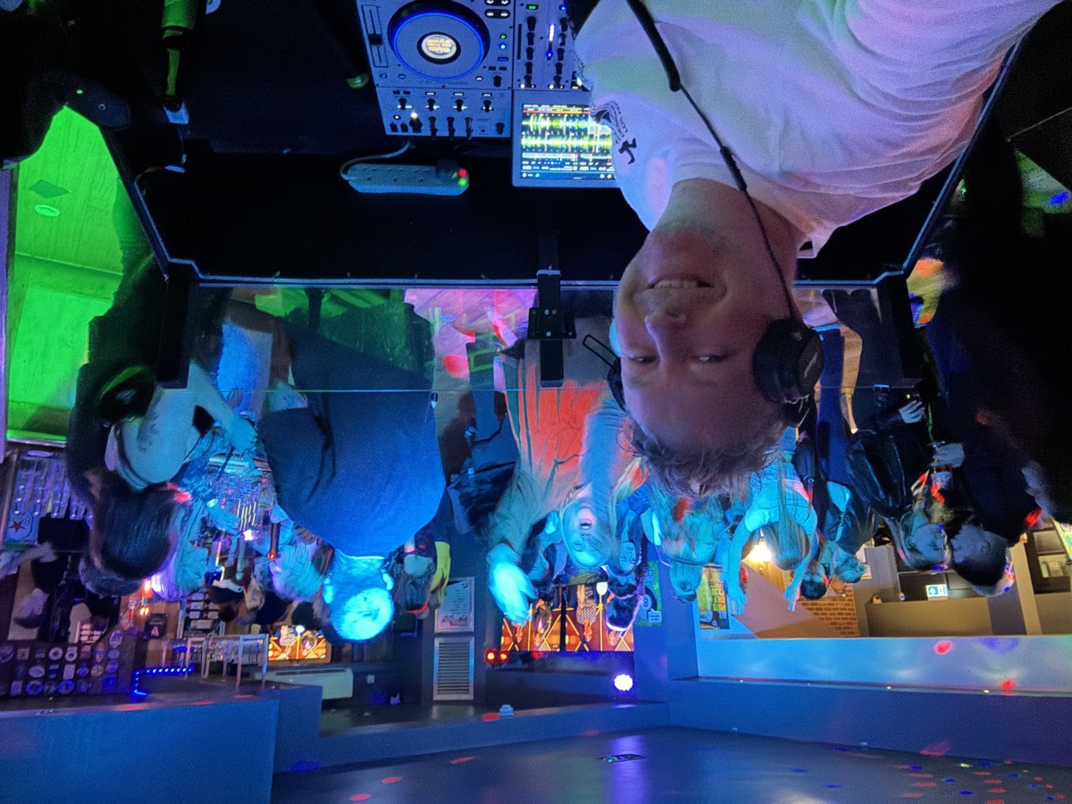 DJ K-Sym selfie with crowd